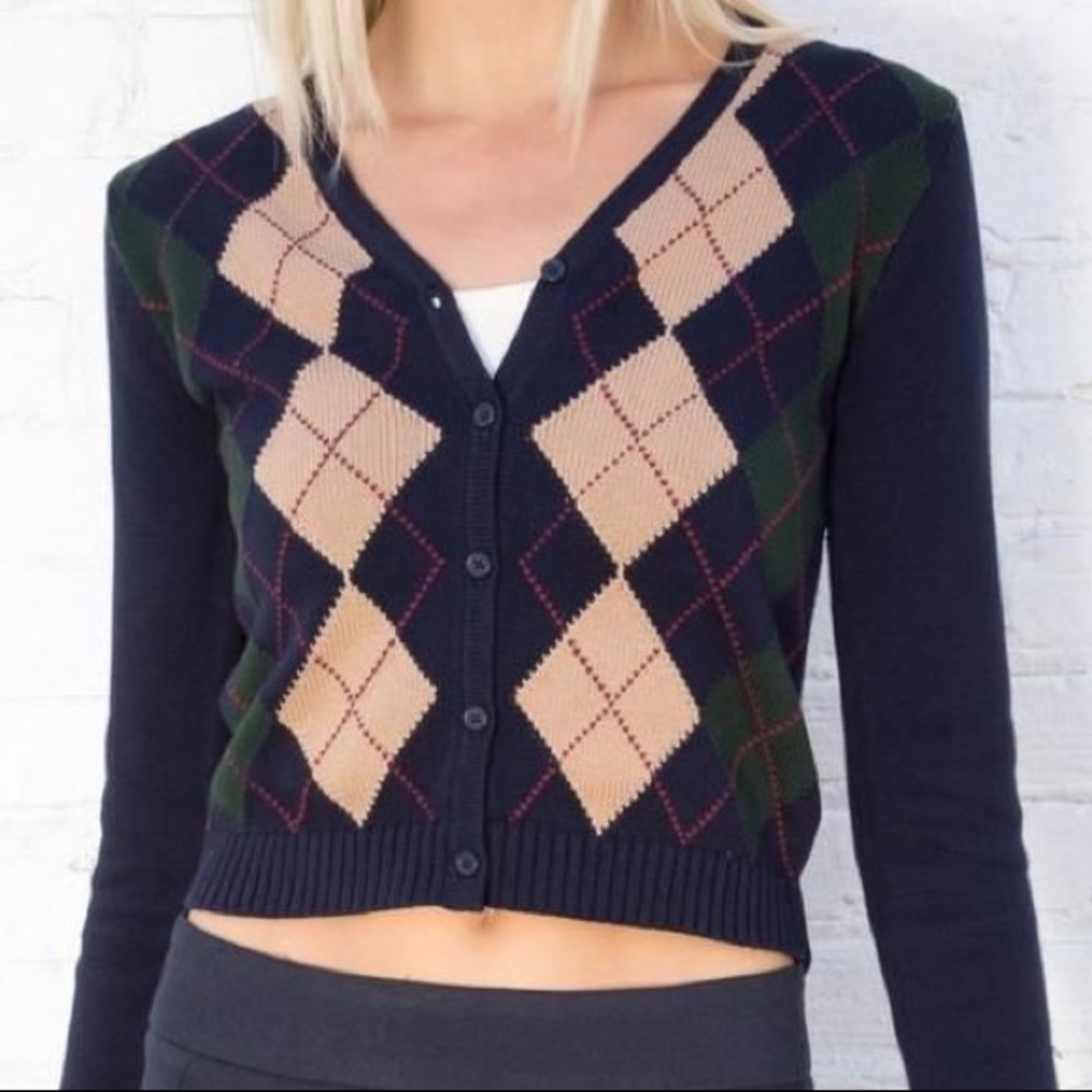 Elizabeth Argyle Sweater Brandy Melville